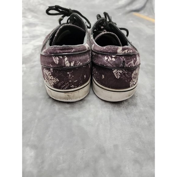 NIKE Stefan Janoski Max SB Zoom Air‎ Skateboard Sneakers Brown White Floral 12 - Picture 8 of 16